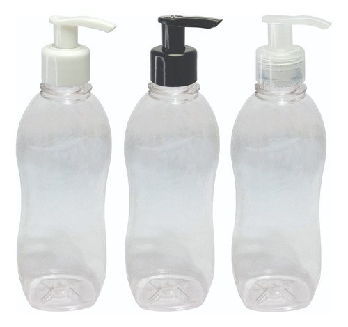 280 Frascos Plástico Cristal 360ml Válvula Bico Pato S Cat