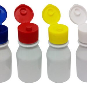 240 Frascos Plástico Branco Pet 60ml Vazio C/ Tampa Fliptop