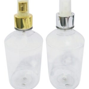 12 Frascos Plásticos Cristal Pet 500ml Válvula Spray L Far