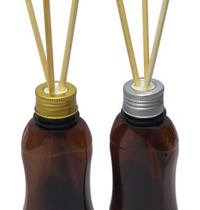 270 Frascos Plástico Âmbar 200ml Tampa Difusor Varetas Cat