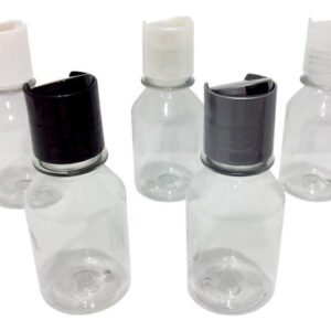 196 Frascos Plástico Cristal Pet 100ml Shampoo Tampa Disktop