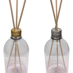 44 Frascos Plástico Cristal 500ml Tampa Difusor Varetas Sab