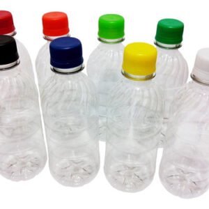 70 Frascos Plástico Cristal Pet 330ml Tampa Rosca Lacre Suc