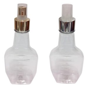 20 Frascos Plásticos Cristal Pet 250ml Válvula Spray L Mol