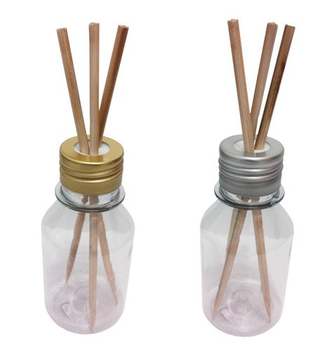 364 Frascos Plástico Cristal Pet 100ml Tampa Difusor Varetas