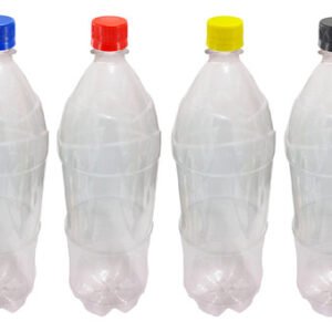 12 Frascos Plástico Cristal Pet 2l Com Tampa Rosca Lacre Ref