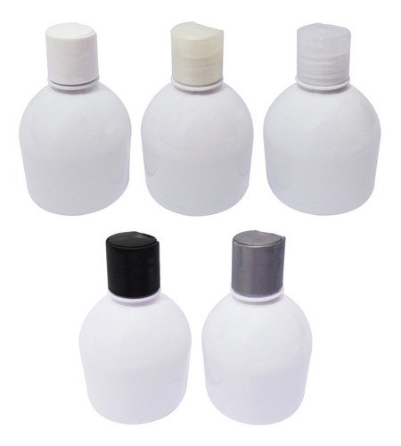 18 Frascos Plástico Branco Pet 300ml C/ Tampa Disktop Sab - Imagem 3
