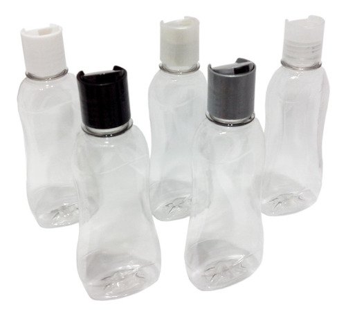30 Frascos Plástico Cristal Pet 200ml C/ Tampa Disktop Cat