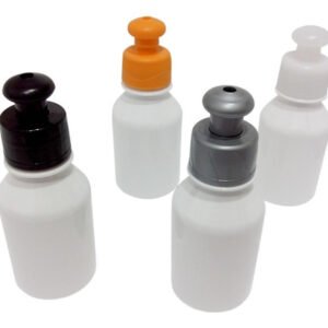 45 Frascos Plástico Branco Pet 100ml C/ Tampa Pushpull Far