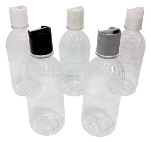 310 Frascos Plástico Cristal Pet 330ml C/ Tampa Disktop Suc