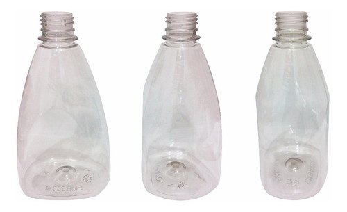 97 Frascos Plástico Cristal 500ml Válvula Bico Pato L Pir - Imagem 2