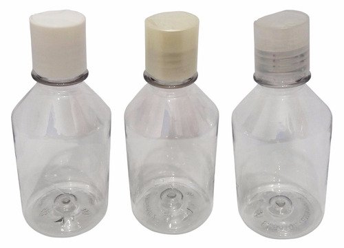 180 Frascos Plástico Cristal Pet 250ml C/ Tampa Disktop Far - Imagem 3