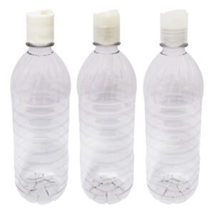 150 Frascos Plástico Cristal Pet 800ml Com Tampa Disktop Que
