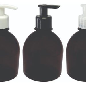 151 Frascos Plásticos Âmbar 300ml Válvula Bico Pato S Sab