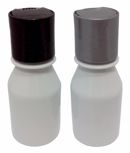 1218 Frascos Plásticos Branco Pet 60ml Shampoo Tampa Disktop - Imagem 4