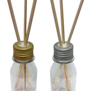 210 Frascos Plástico Cristal Pet 60ml Tampa Difusor Varetas