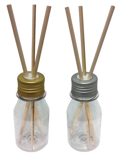 57 Frascos Plástico Cristal Pet 60ml Tampa Difusor Varetas