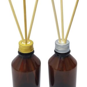 180 Frascos Plástico Âmbar 250ml Tampa Difusor Varetas Far