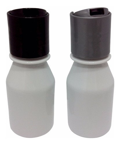240 Frascos Plásticos Branco Pet 60ml Shampoo Tampa Disktop - Imagem 2
