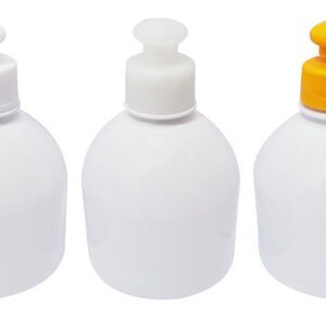 166 Frascos Plástico Branco Pet 300ml C/ Tampa Pushpull Sab