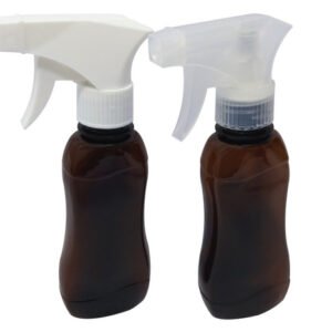 450 Frascos Plásticos Âmbar Pet 200ml Válvula Gatilho Cat