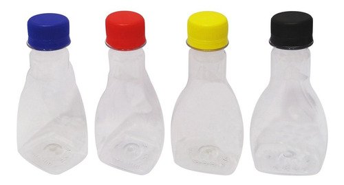 378 Frascos Plástico Cristal Pet 200ml Tampa Rosca Lacre Mol