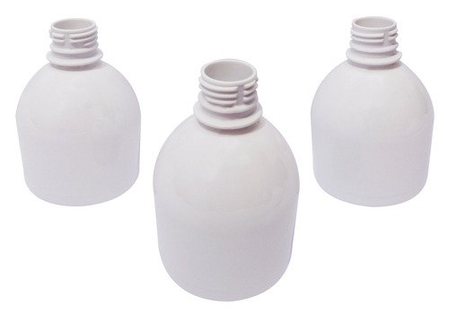 18 Frascos Plástico Branco Pet 300ml Tampa Rosca Lacre Sab - Imagem 3