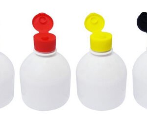 56 Frascos Plástico Branco Pet 300ml C/ Tampa Fliptop Sab