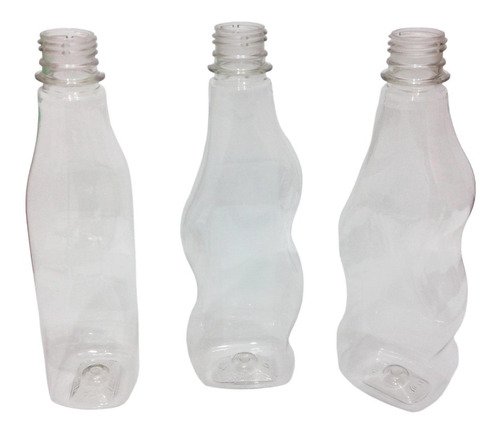 132 Frascos Plástico Cristal Pet 380ml C/ Tampa Fliptop Cat - Imagem 3