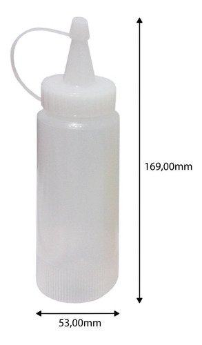 105 Bisnaga Plástica Para Catchup, Mostarda E Maionese 200ml - Imagem 6