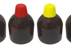 166 Frasco Plástico Âmbar Pet 300ml Tamp Dosadora 20ml Sab