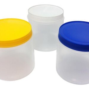 150 Potes Plásticos Incolor De 700ml P/ Mel Com Tampa Rosca