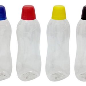 17 Frasco Plástico Cristal Pet 360ml Tamp Dosadora 20ml Cat