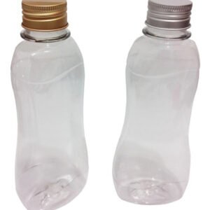 30 Frascos Plástico Cristal Pet 200ml Tampa Aluminio S/ Cat