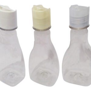 26 Frascos Plástico Cristal Pet 200ml C/ Tampa Disktop Mol