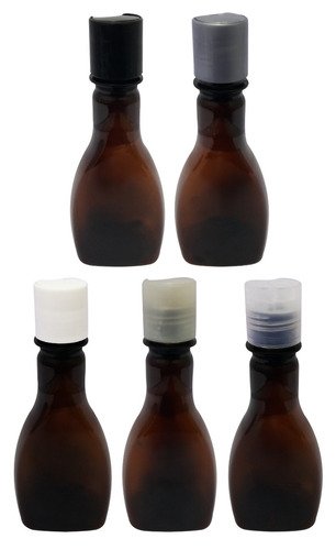 378 Frascos Plástico Âmbar Pet 200ml C/ Tampa Disktop Mol - Imagem 3