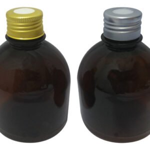 166 Frasco Plástico Âmbar Pet 300ml Tampa Difusor C/ F Sab