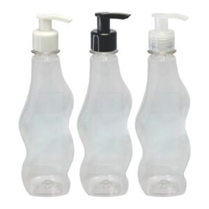 61 Frascos Plástico Cristal 380ml Válvula Bico Pato S Cat