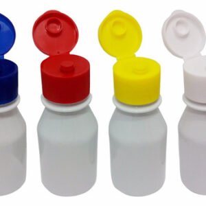 550 Frascos Plástico Branco Pet 60ml Vazio C/ Tampa Fliptop