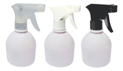 12 Frascos Plásticos Branco Pet 300ml Válvula Gatilho Sab