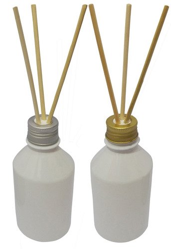 362 Frascos Plástico Branco 250ml Tampa Difusor Varetas Far