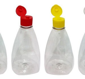 44 Frascos Plástico Cristal Pet 500ml C/ Tampa Fliptop Pir