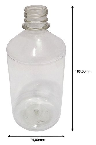 44 Frascos Plásticos Cristal Pet 500ml Válvula Spray S Far - Imagem 5