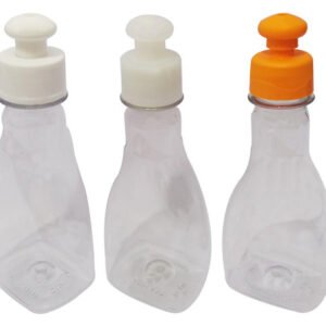 26 Frascos Plástico Cristal Pet 200ml C/ Tampa Pushpull Mol