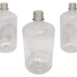 49 Frascos Plástico Cristal Pet De 1l Vazios Sem Tampas Sab