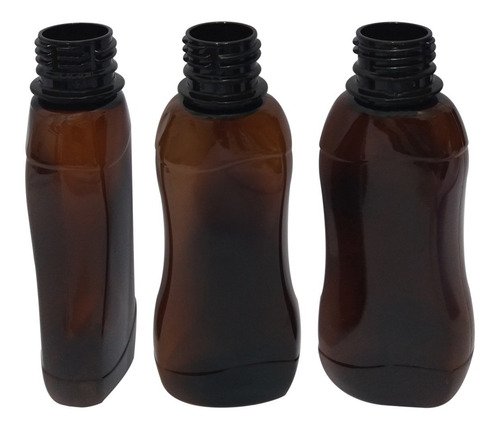96 Frascos Plástico Âmbar Pet 200ml Válvula Spray L Cat - Imagem 2