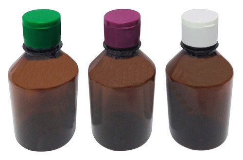 180 Frascos Plásticos Âmbar Pet 250ml C/ Tampa Fliptop Far - Imagem 4