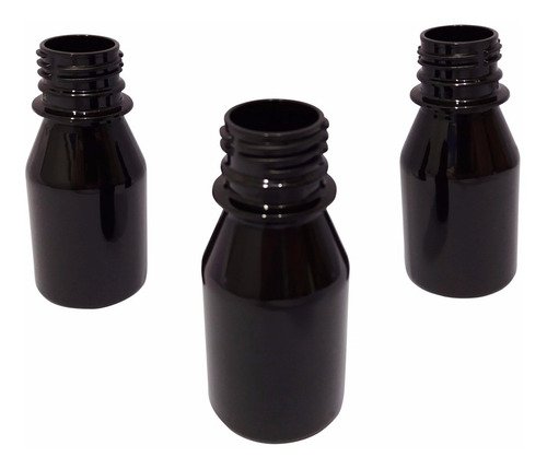 1218 Frascos Plásticos Âmbar Pet De 60ml Vazios Sem Tampas