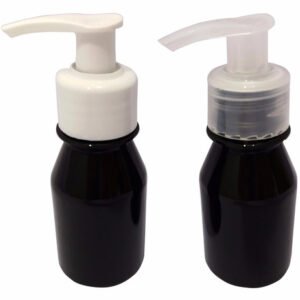 15 Frascos Plásticos Âmbar 60ml Válvula Bico Pato S Far