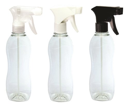 280 Frascos Plásticos Cristal Pet 360ml Válvula Gatilho Cat